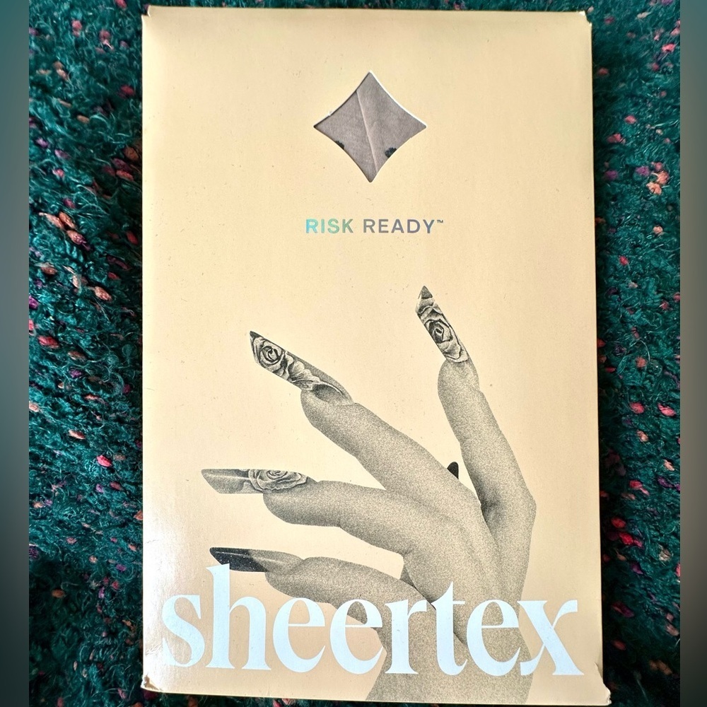 Rare Sheertex NWT Polka Dot Sheer Tights XS